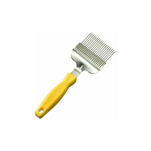 Abeille Fourche à Désoperculer en Acier Inoxydable pour Cadre de Ruche Apiculture Miel Peigne Débouchage Accessoires d'apiculture