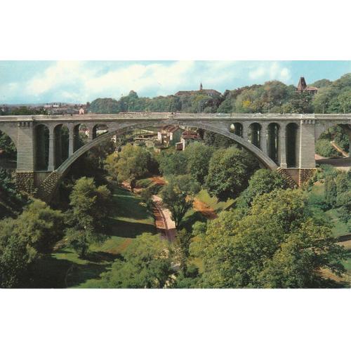 Pont Adolphe . Vallée De La Pétrusse. Luxembourg. 1964