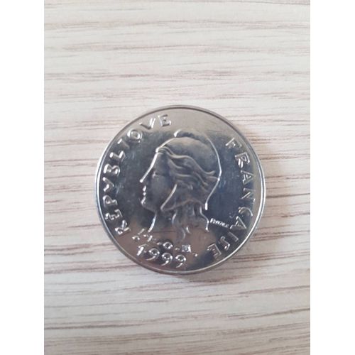Pièce 20 Francs Polynésie