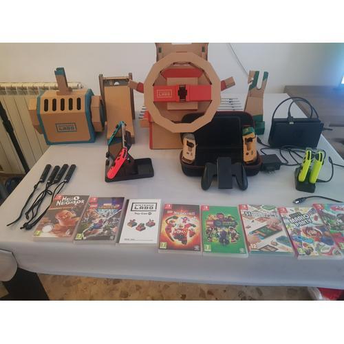 Console Nintendo Switch + Jeux (Hello Neighbor - Les Indestructibles...) Et Accessoires