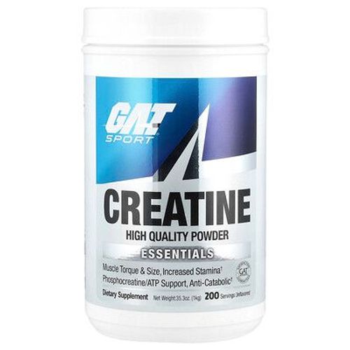 Gat, Sport, Poudre De Créatine, Non Aromatisée, 1 Kg