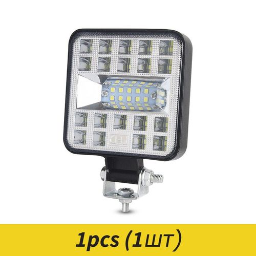 Projecteur De Travail À Led Pour Voiture,Budgétaire,Budgétaire,Budgétaire,Budgétaire,Camion,4x4,3030 Smd,87 W,Lumineux,6500k,Dc 12-24 Volts,Version - Type 87w 1pcs