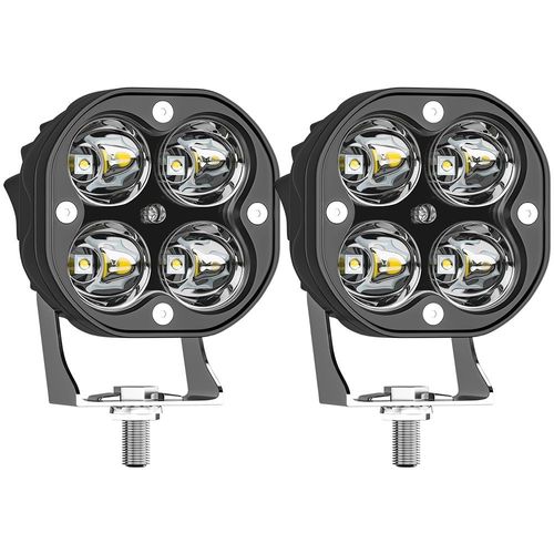 Feux De Course Led 3 ""Pour Voitures,Motos,Feux Antibrouillard,Drl,Pour Voiture,Niva Lada,Tout-Terrain,Atv,4x4 - Type 2 Pieces