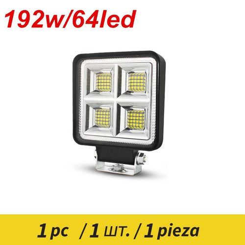 Barra-Lumière Led Carrée Pour Camion,Lumière De Travail Et De Conduite,Voiture Automatique,Véhicule Tout-Terrain 4x4,12v,24v - Type 1 Pcs #B