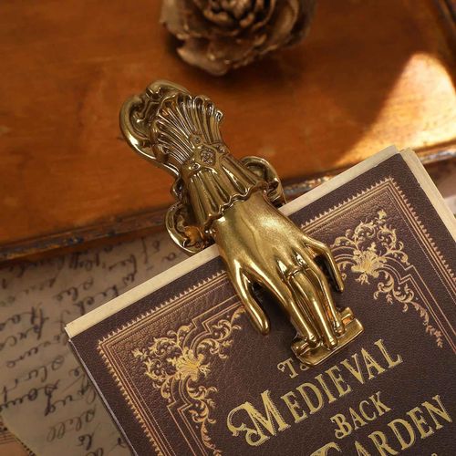 Pince À Billet En Métal Vintage Pour Dame,Pince À Main En Alliage,Note De Voyage Ancienne,Bricolage Créatif,Outils De Journal,Papeterie,1 Pièce - Type Jz-Gfzs-02