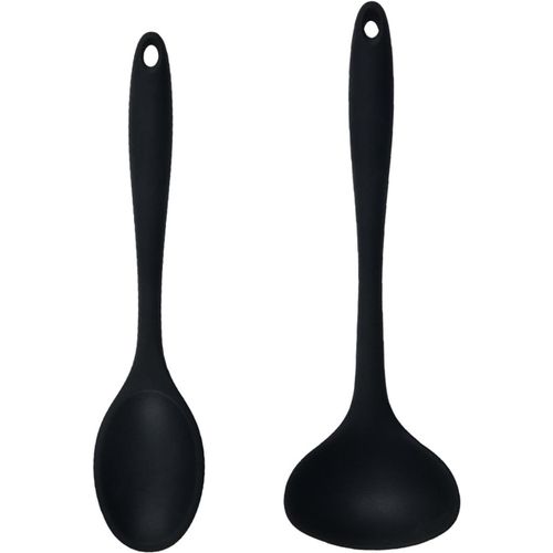 Cuillère De Cuisine 1 Pièce,Cuillère À Soupe 1 Pièce,Cuillère À Mélanger En Silicone,Cuillère De Cuisine,Cuillère À Mélanger À Long Manche,Ensemble D'ustensiles De Cuisine Antiadhésifs