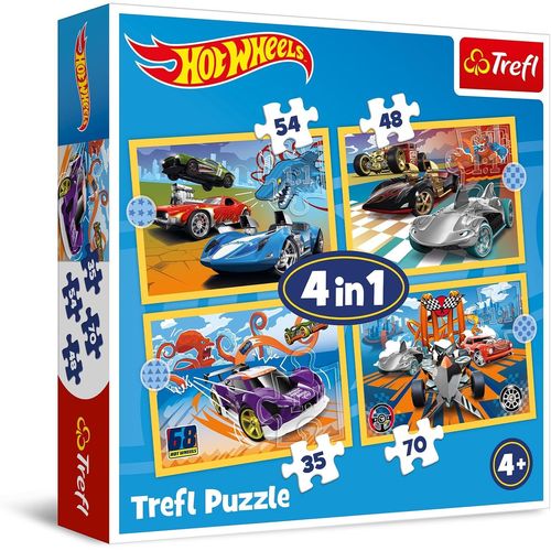 - Hot Wheels Puzzle,34627,Multicolour