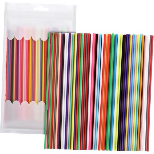 Lot De 110 Recharges De Filament Pour Stylo 3D-Pour Imprimante 3D-Stylo 3D-Stylo De Peinture 3D-Filament Flexible-Remplissage De Stylo 3D-Câble D'Impression 3D-Plastique