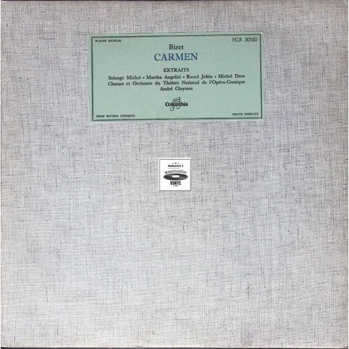Bizet - Solange Michel . Martha Angelici . Raoul Jobin . Michel Dens - Choeurs Et Orchestre Du Théâtre National De L'opéra-Comique, André Cluytens ‎- Carmen - Extraits