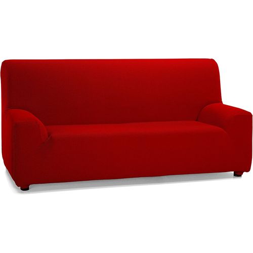 Martina Home Tunez Housse De Canapé Élastiquée 3 Places 3 Plazas(180-240cm)Rouge