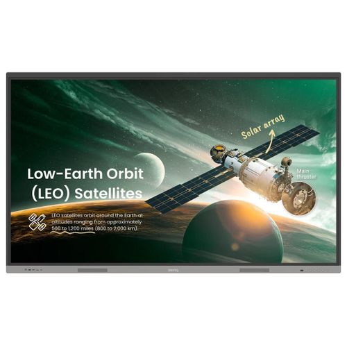 BenQ Board Essential RE8603A - Classe de diagonale 86" RE03A Series écran LCD rétro-éclairé par LED - éducation/entreprise - avec tableau blanc interactif intégré, écran tactile (multitouch) -...