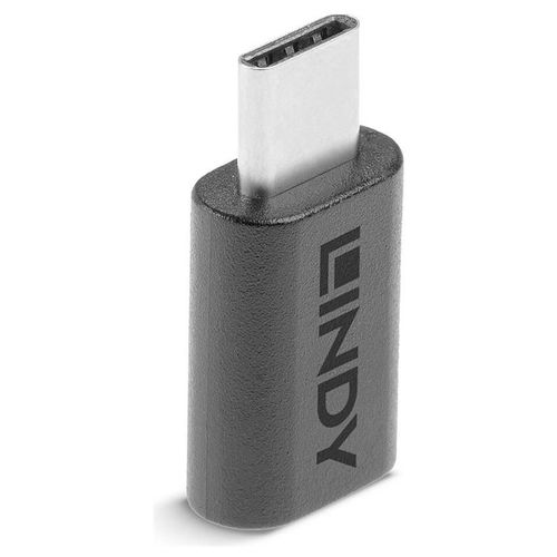 Lindy - Adaptateur USB - Micro-USB Type B (F) pour 24 pin USB-C (M) - USB 2.0