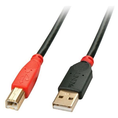 Lindy - Câble USB - USB (M) pour USB type B (M) - USB 2.0 - 15 m - actif
