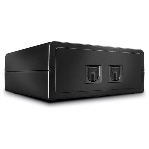 Lindy 2 Port Automatic Optical Audio Switch - Commutateur audio - 2 x TOSLINK - de bureau