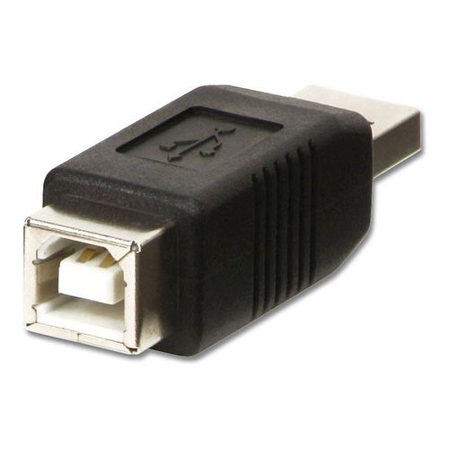 Lindy - Adaptateur USB - USB (M) pour USB type B (F) - USB 2.0 - noir