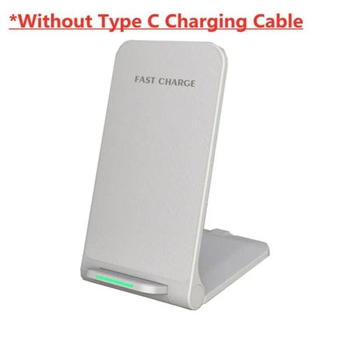 Support De Chargeur Sans Fil Pour Téléphone, Bobine De Touristes, Support De Charge Rapide Pour Iphone 15, 14, 13, 12 Pro, 8, X, Samsung S21, S20, Station S6, 100w-Blanc No Cable