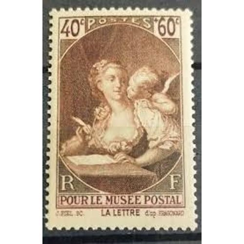 Art : Oeuvre De Fragonard Au Profit Du Musée Postal Année 1939 N° 446 Yvert Et Tellier Luxe