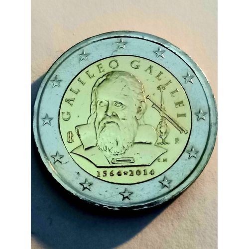 2 Euros 1564-2014 Italie "Galileo Galilei"