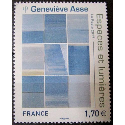 2017. F5189: "Espaces Et Lumières" De Geneviève Asse.