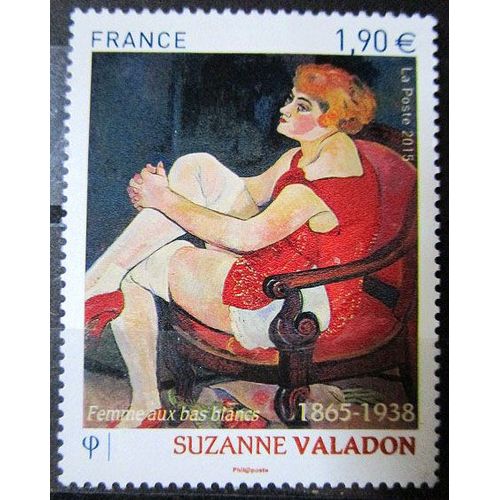 2015. F4977: "Femme Aux Bas Blancs" De Suzanne Valadon.