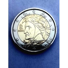 2 Euros 2023 Dante Alighier Bu Fréquence 0,9%