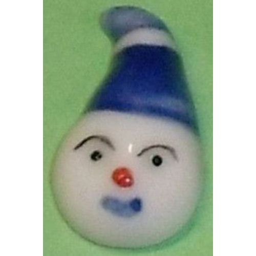 Fève Tête De Clown Au Bonnet Bleu Marine - Série Tête De Clown (Nordia Aria 2002)