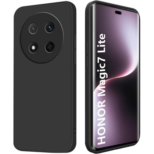 Coque Pour Honor Magic 7 Lite 5g Silicone Noir Little Boutik©