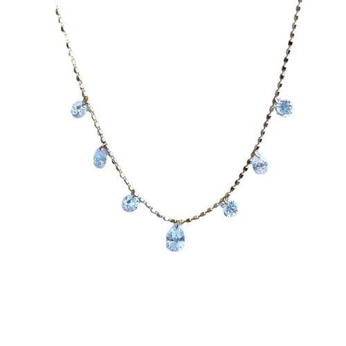 Collier Irrégulier En Argent Sterling S925