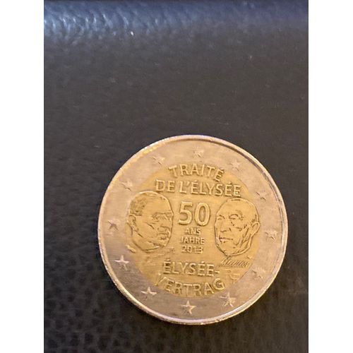 Pièce De 2€ , Traité De L’Élysée, 50 Ans (2013).
