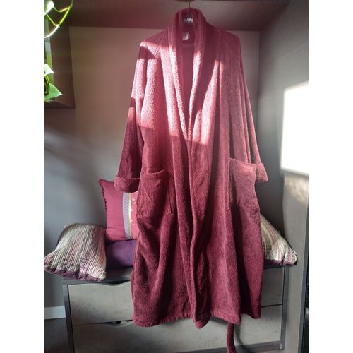 Peignoir Eponge Bordeaux Descamps