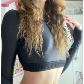 Crop-Top Versace Couture Noir T36