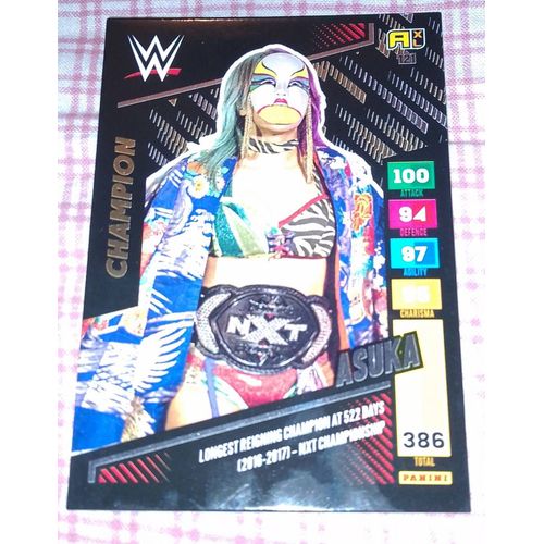 Carte Nxt Adrenalyn Champion Panini 2024 Wwe, Asuka.