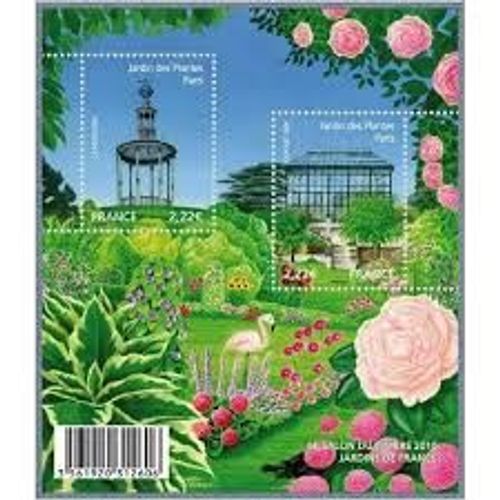 Jardins De France : Le Jardin Des Plantes À Paris Feuillet 4384 Année 2009 N° 4384 4385 Yvert Et Tellier Luxe