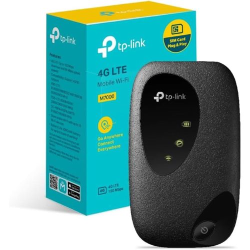 M7000 Routeur 4G Sim Wifi N300Mbps,Pocket Wifi Portable,Modem 4G,Box 4G Débit 150Mbps,Modem 4G,Hotspot 4G,Batterie Rechargeable De 2150Mah,Déverrouillé Compatible Toute Sim