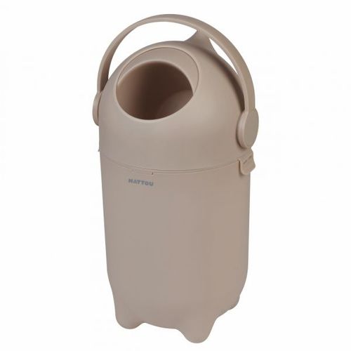 Poubelle À Couche Dropy Taupe