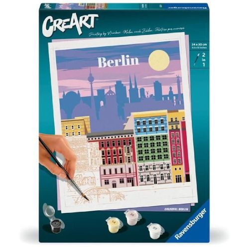 Creart 24x30 Cm Berlin. Adulte. Peinture Par Num¿Ros. 25521. Ravensburger