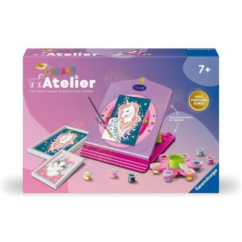 Creart Atelier. Num¿Ro D'art. Loisir Cr¿Atif. Coffret Peinture Par Num¿Ros. Des 7 Ans. 25574. Ravensburger