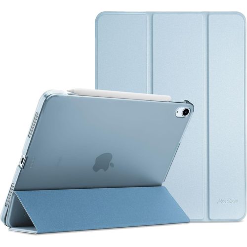 Coque Pour Ipad Air 11 Pouces (M2) 2024, Air 5ème 2022, Ipad Air 4ème 2020 10.9 Pouces, Étui De Protection Anti-Chute, Rabat Magnétique Stable -Bleu Ciel