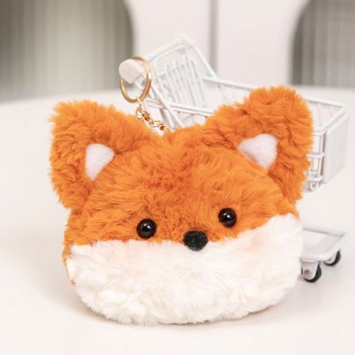 Sac À Dos En Peluche Mignon Et Adorable En Forme De Petit Renard Pour Fille, Sac Pour Téléphone Portable, Porte-Monnaie, Poupée Marionnette Pour Enfants Porte-Monnaie Fox - 12 Cm (Environ 0,07 Kg)