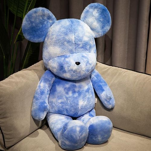 Peluche Ours Violent Coloré Et Tendance, Jouet De Décoration Pour La Maison, Sesame Street Ours Violent Bleu Et Blanc - 34 Cm (0,13 Kg)