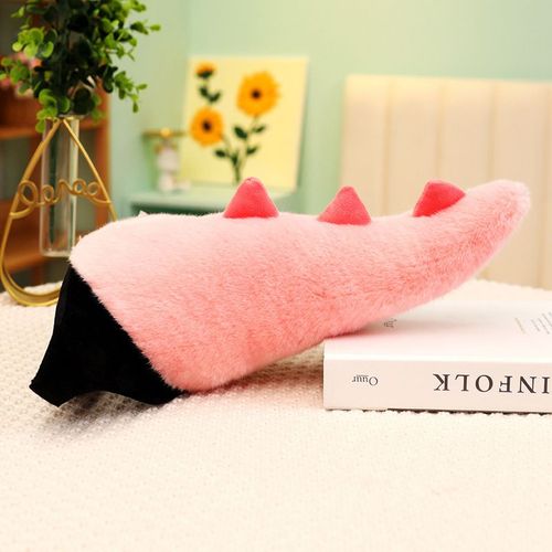 Peluche En Forme De Queue De Tigre, Animal De Dessin Animé, Dinosaure, Léopard, Gants, Serre-Tête, Accessoires De Spectacle Pour Enfants Queue De Dinosaure Rose De 35 Cm (0,17 Kg)