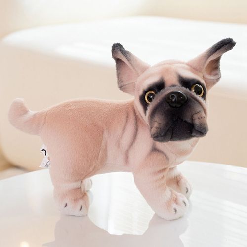 Peluche Husky, Chiot, Poupée, Beagle, Poupée, Poupée De Chiffon, Cadeau Debout 17*20 Cm (0,12 Kg) - Bouledogue Français