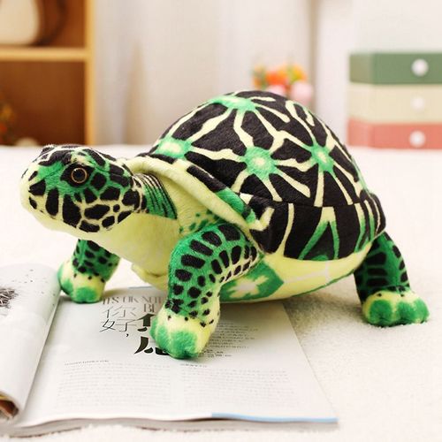 Poupée Tortue Terrestre En Peluche, Poupée Tortue De Mer, Poupée De Chiffon, Animal Marin Tortue Terrestre Verte - 38 Cm (0,34 Kg)
