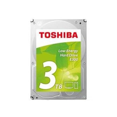 Toshiba 3 To E300 - Disque dur interne - 3.5" - SATA 6Gb/s - 5940 tours/min - mémoire tampon : 64 Mo
