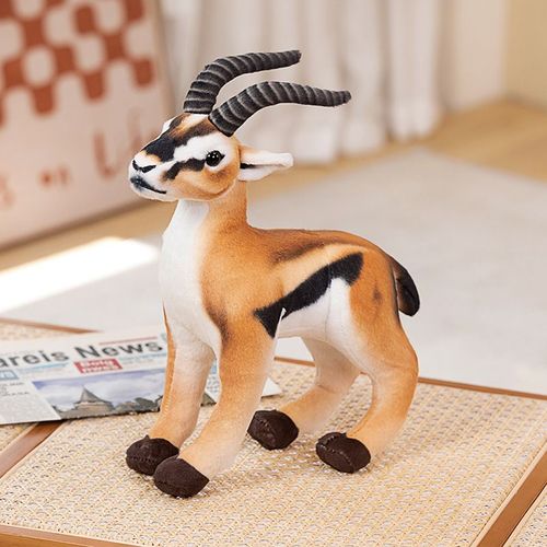 Poupée Cerf Sika Antilope Peluche Zoo Enfants Poupée Chiffon Poupée Cadeau Antilope - 33 X 28 Cm (0,295 Kg)
