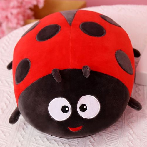 Peluche abeille douce, insecte, coccinelle, oreiller, cadeau pour enfants et filles Coccinelle rouge Z-80-90cm(2kg)
