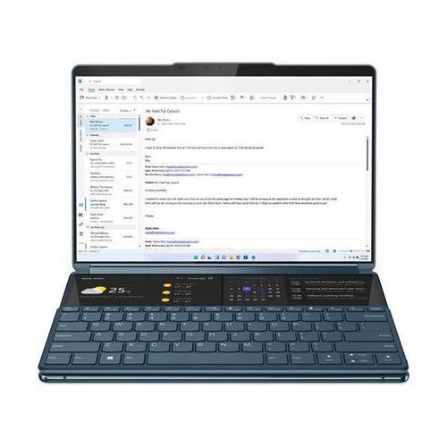 PC Portable Lenovo Yoga Book 9 13IRU8 13.3" Ecran tactile Intel Core i7 16 Go RAM 1 To SSD Bleu