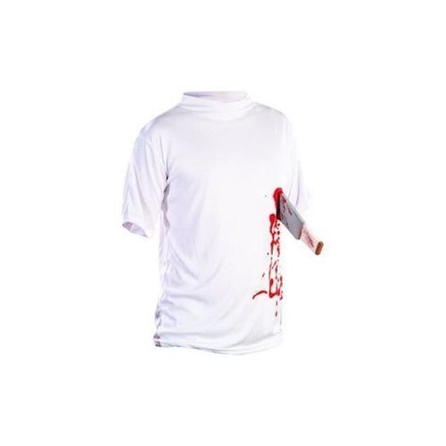 T-Shirt Zombie Machette Dans Le Ventre - Infactory - Taille L - Costume Halloween