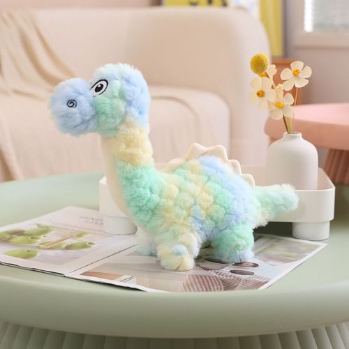 Adorable Petite Poupée Dinosaure Chat En Peluche Chiot Chien Husky Shiba Inu Poupée Enfants Poupée Réconfortante Dinosaure Vert Émeraude - 25 Cm (0,1 Kg)