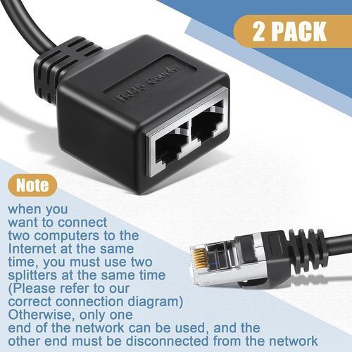 Répartiteur Ethernet Câble Adaptateur LAN 